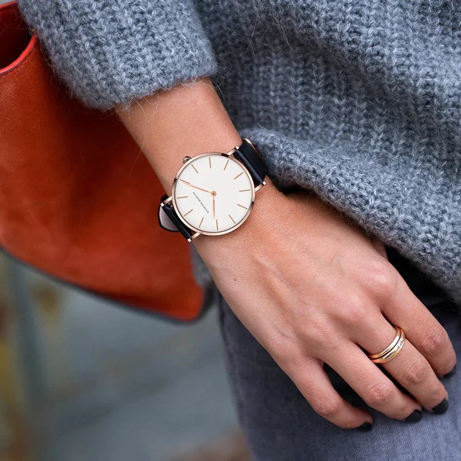 Hannah Martin Brand Japan Quartz Movement Women Fashion Watch Leather Strap Lady Wristwatches Waterproof Clock relogio feminino