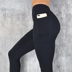 Sportswear Woman Gym Leggings Pocketed Yoga Pants Fitness Running Pants