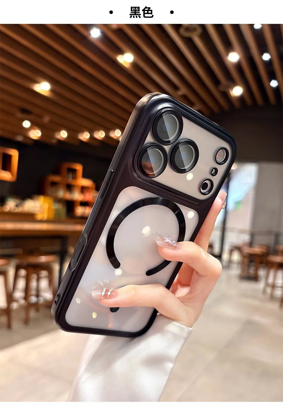 for iPhone17 Luxury Transparent Plating for Magsafe Case for iPhone 17 Pro Max 17Pro Air Original Soft TPU Lens Protector Cover