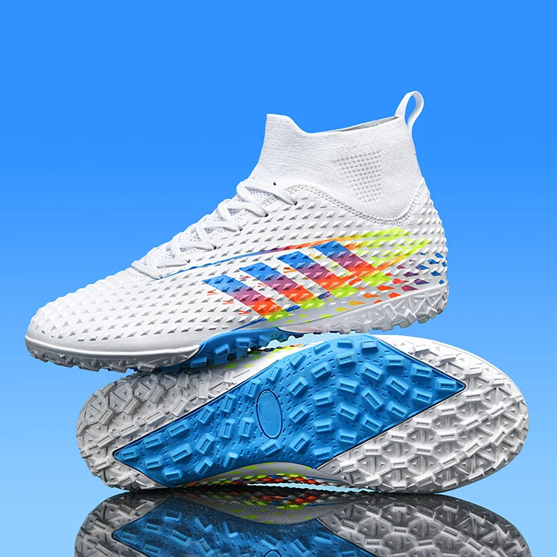 Men's Sneakers Soccer Shoes Football Boots Cleats Breathable Training Match