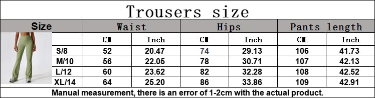 Women Wide-leg Pants Yoga Leggings Tights High Waist Leisure Flared Pants Dance