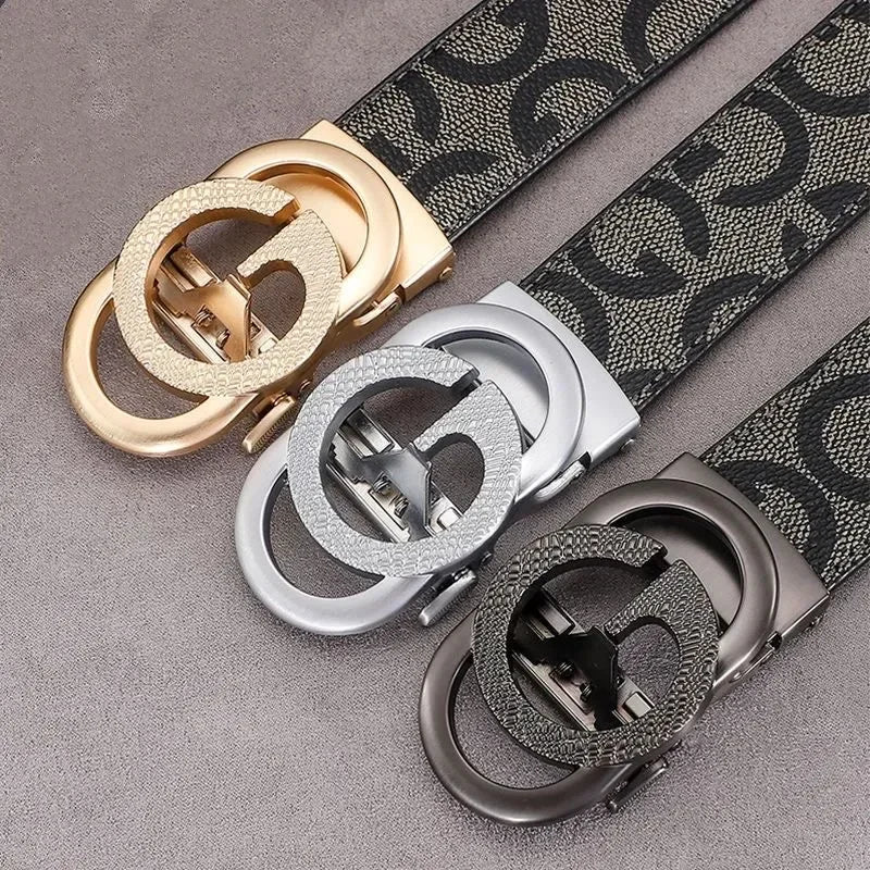 New Genuine Leather Business Fashion Luxury Brand Top Men's Belt Multifunctional Party Belt for Men with Jeans