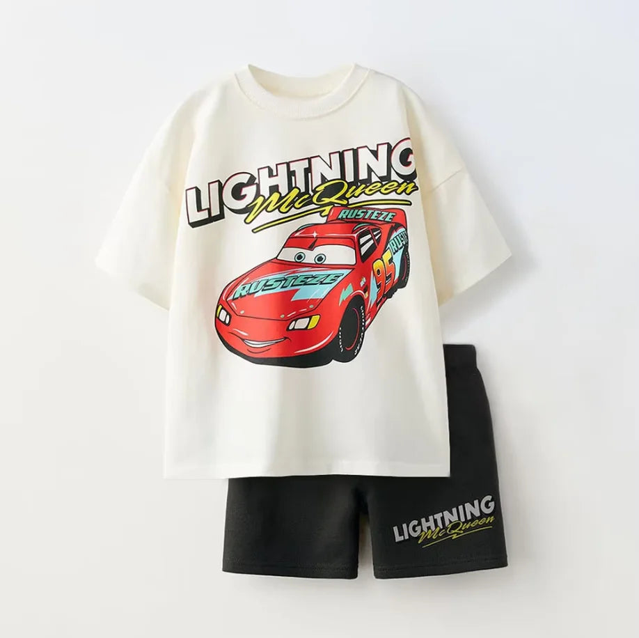 Summer Baby Clothes Sets Kids T-shirt + Shorts Children's Short Sleeve Cotton Tees Tracksuits Loose Style Kids Clothes