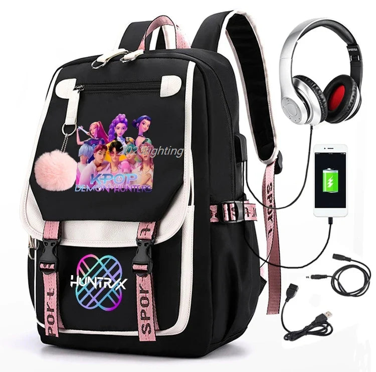 Backpack Cartoon Rucksack Girls School Bag High Capacity Women Backpack