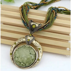 Retro Bohemian Ethnic Style Necklace Fashionable Men's and Women's Festival Party