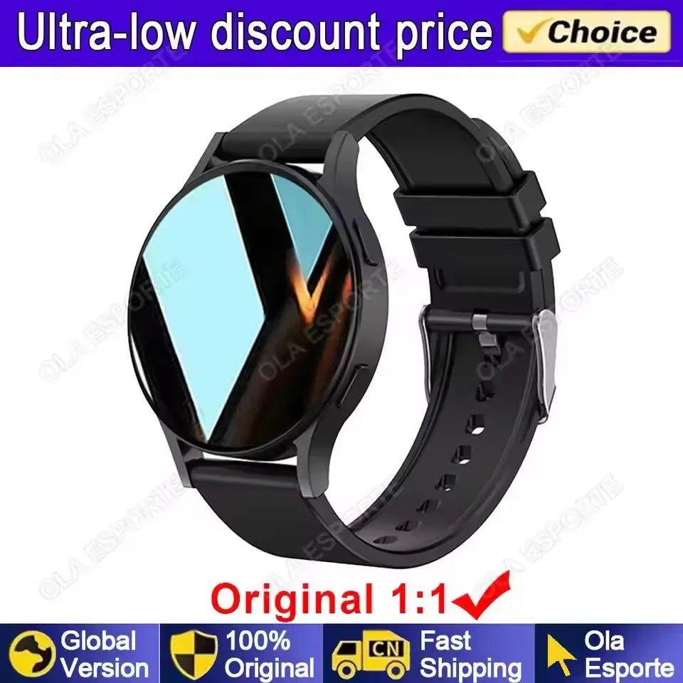 New Smart Watch 1.32 inch HD AMOLED Screen Bluetooth Call Health Monitoring Alarm Clock Fashion Watch Men Women For Android IOS