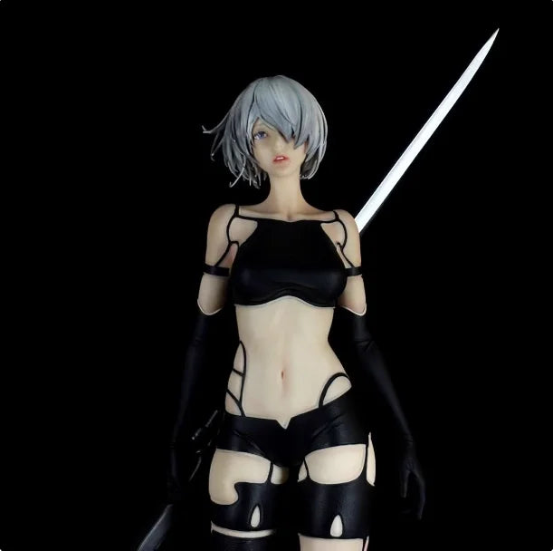 New In Stock Nier: Automata  A2 Battle Damage Edition 1/4 50cm Statue Figure Boutique Statue Desktop Ornaments Decoration
