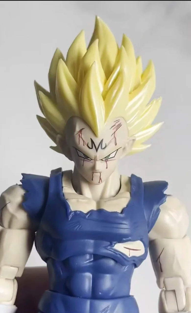 In Stock Black Hole Toys & TK Dragon Ball SHF Super Saiyan SSJ Majin Vegeta Full Power Anime Action Figures Models Gifts Kid Toy