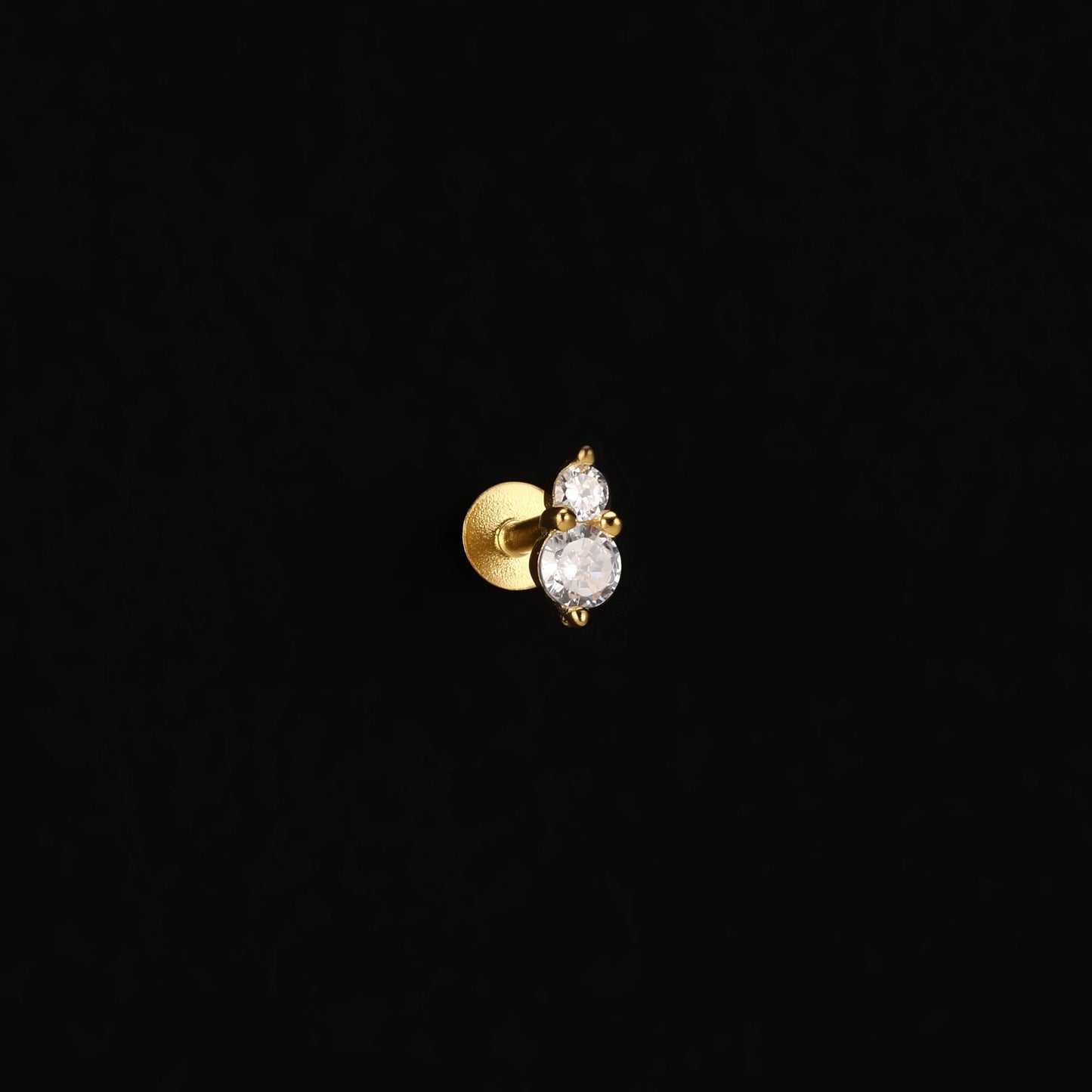 AIDE Heart Round Ball Flat Helix Piercing Earring 925 Sterling Silver Ear Studs Geometric Zircon Exquisite Trinket Studs Aretes