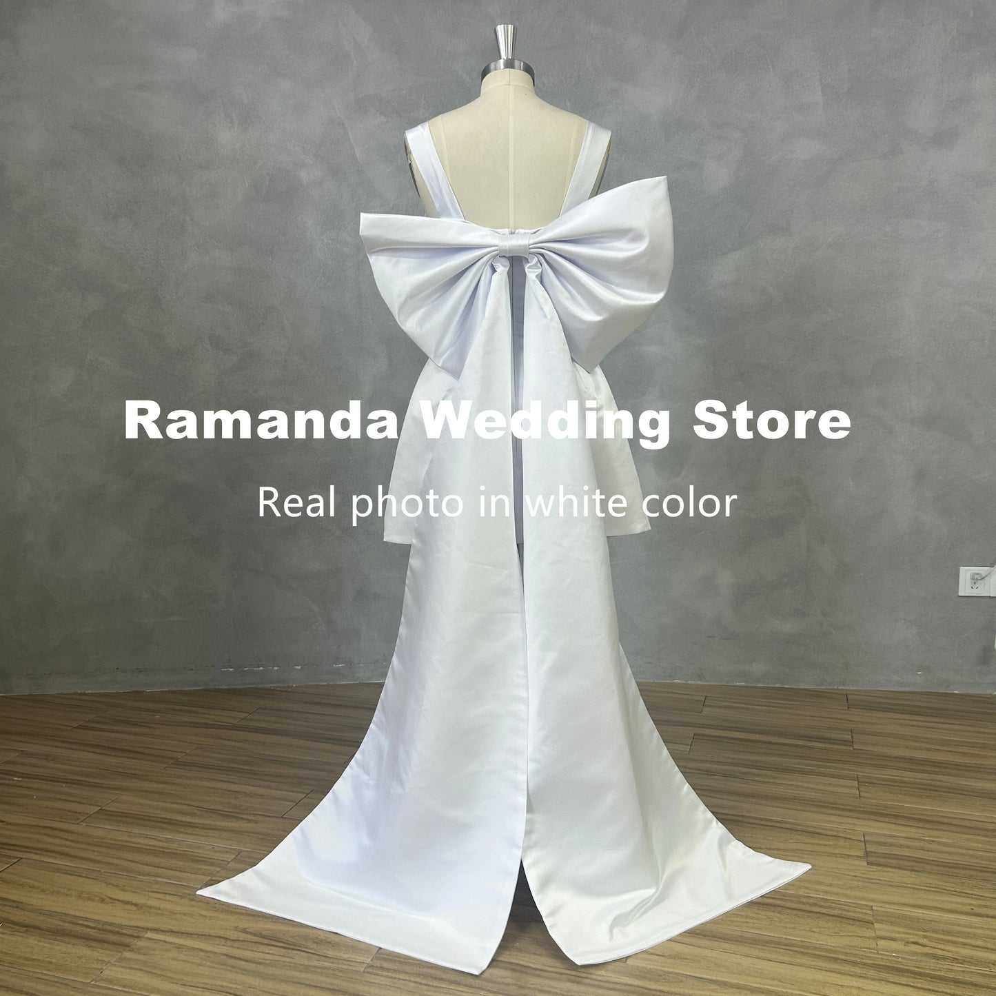 White Bridesmaid Dresses: Wedding Dress Simple Backless Mini Above Knee Bridal Gown
