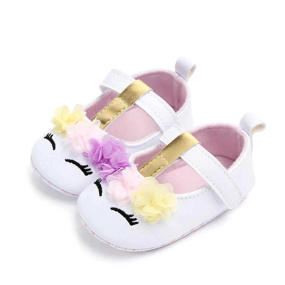 Baby Mary Jane Shoes Toddler Girl 0-6-12 Month Prewalking Shoes Baby First Step Shoes
