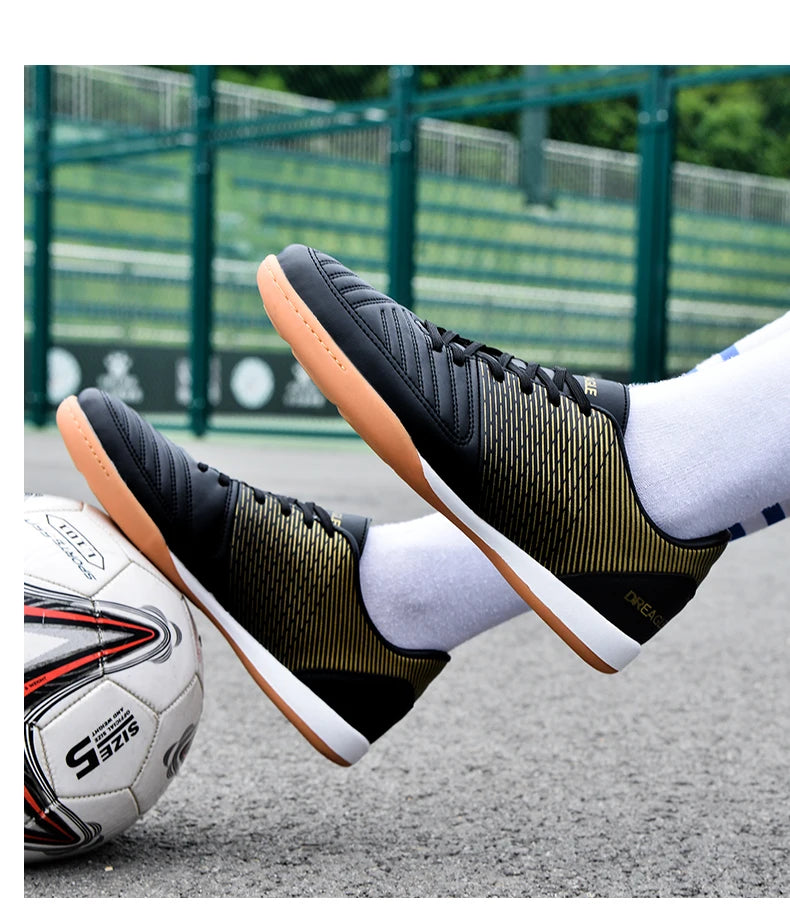 Futsal Soccer Shoes Men Low Naked Ankle Adult Professional Indoor Football Boots
