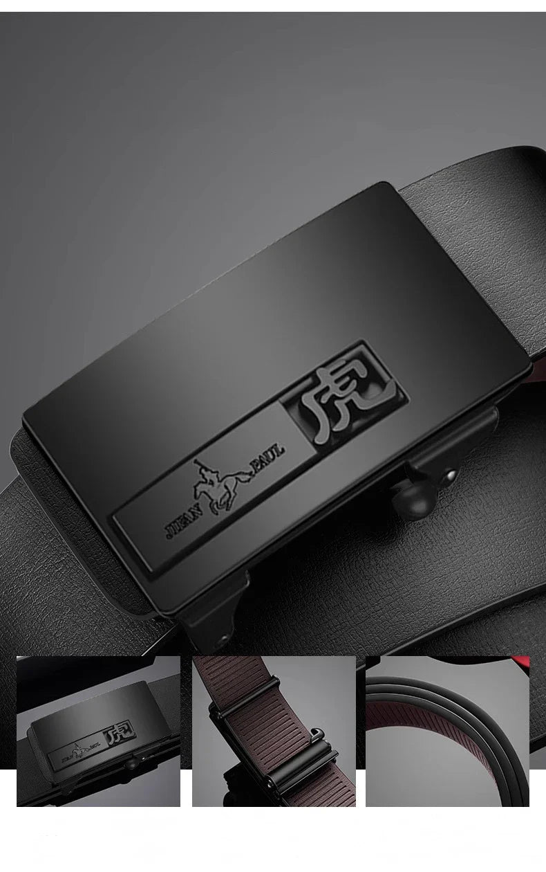 JIFANPAUL brand men high quality genuine leather belt luxury belts  cowskin fashion Strap male Jeans for man Without gift box