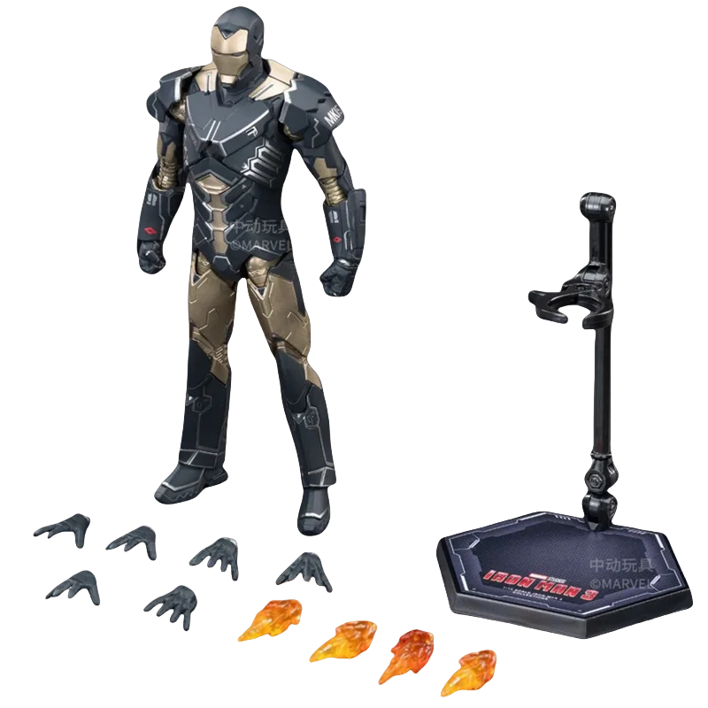 ZD Toys Iron Man MK35 Red Snapper Action Figure Iron Man Mk41 Mk47 Tank MK24 MK22 1/10 Scale Iron Man Collections Gift