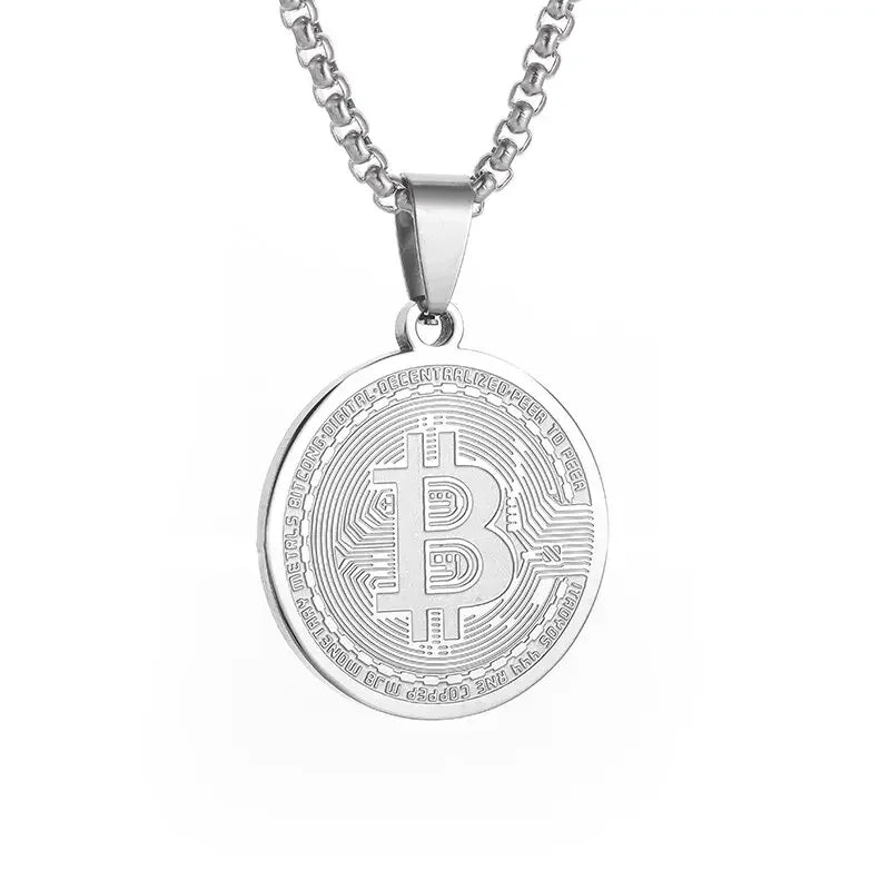 Stainless Steel 100 Dollar Bill Pendant Necklace for Men Women Fashion Lucky Wealth Jewelry Exquisite Gift