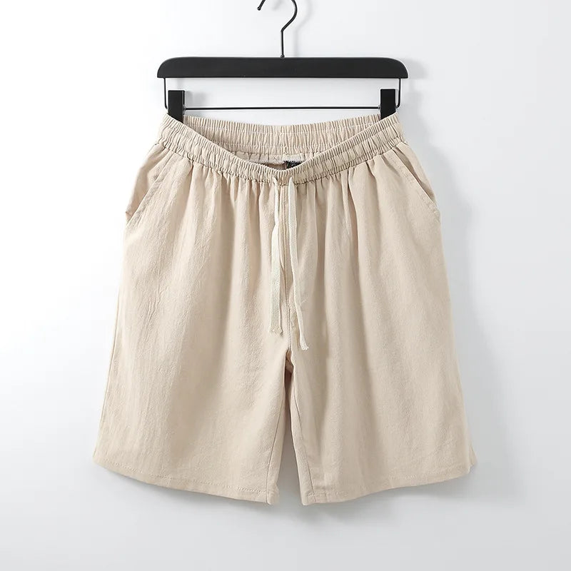 Summer shorts Women Large size 5XL 6XL 7XL 8XL 9XL 10XL 12xl cotton linen Elastic Waist girl casual short loose Stretch elastic