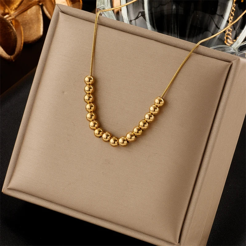Stainless Steel Geometry Star Moon Butterfly Pendant Multilayer Chain Choker Necklace