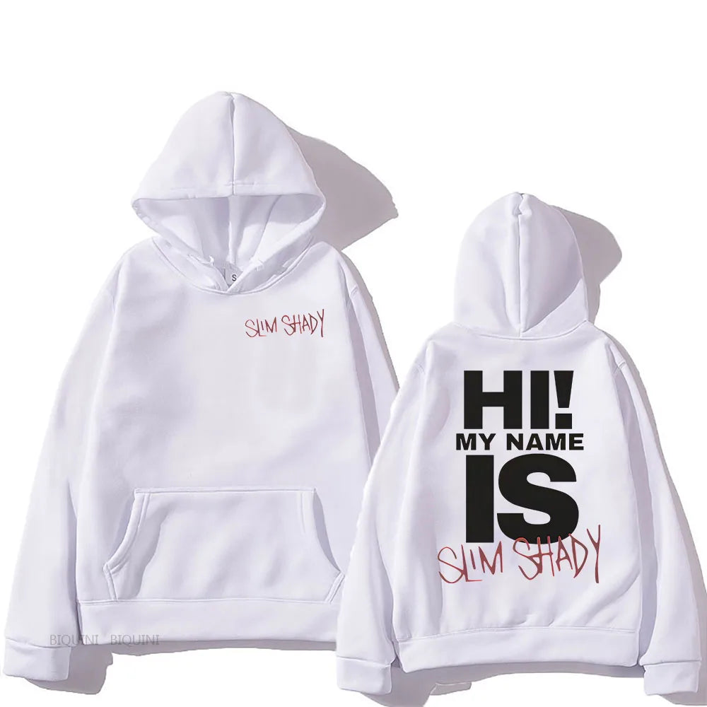 Eminem Slim Shady Hoodies Sudaderas Con Capucha Long Sleeve Men Women