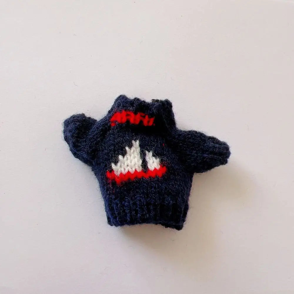 Christmas Style Dolls Sweater Dog Doll Clothes Cute White/Red/Green BJD Doll Clothes Mini 10cm for 16cm/17cm Bjd Doll