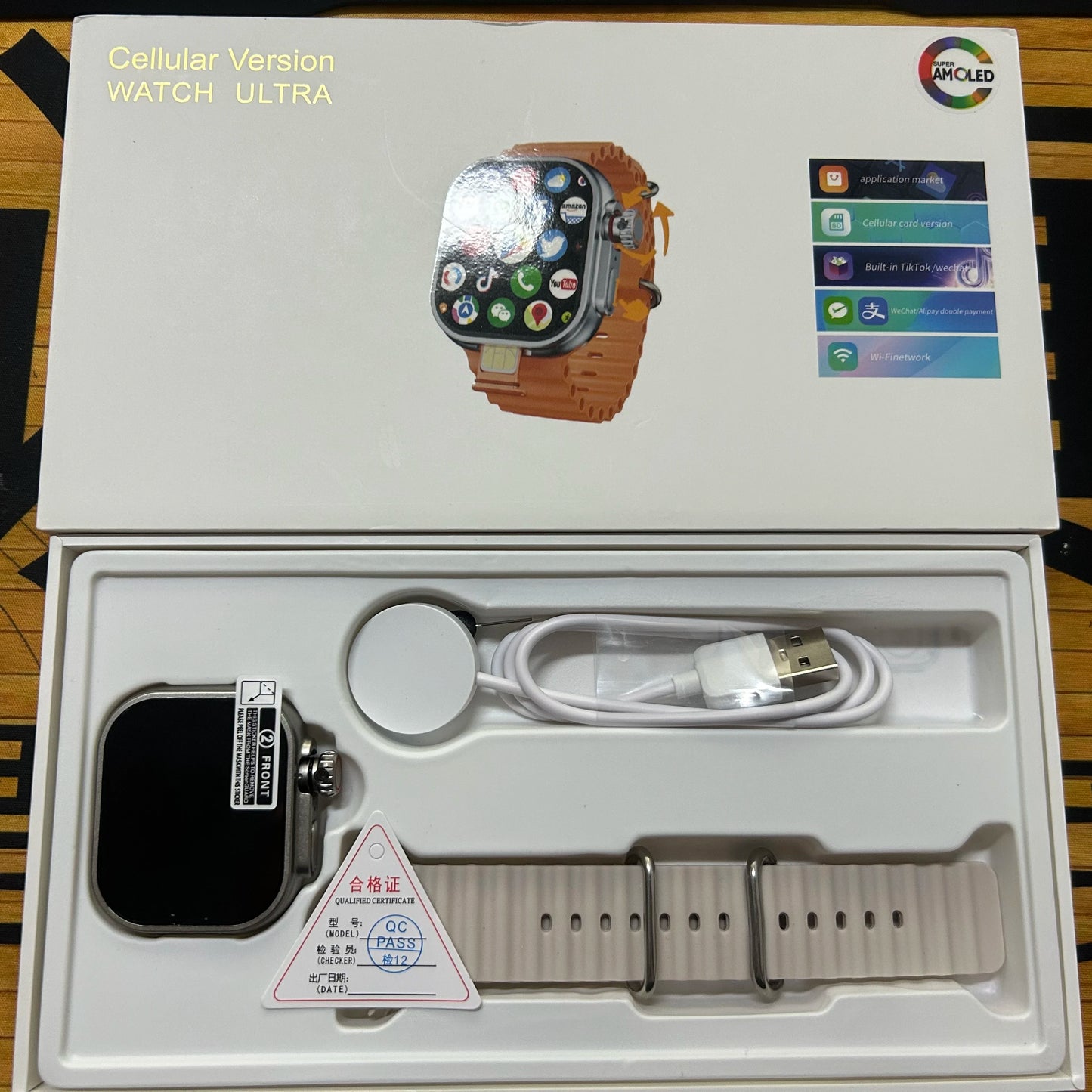 CD12 S11 Ultra 3 Smartwatch 4G 5G 2.26inch Amoled Android 12.0 Smart Watch With Rotary Camera Compass GPS WIFI 2080mAH Battery
