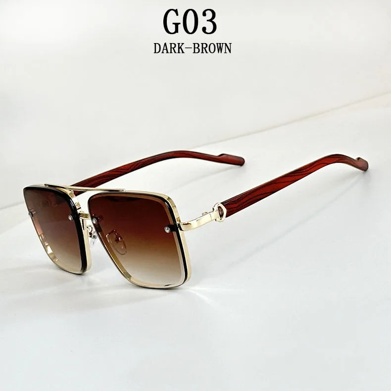 Sunglasses For Men New Wooden Vintage Designer Fashion Glasses