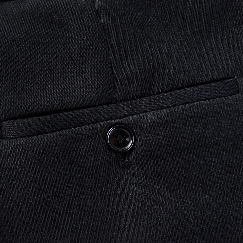 Business Casual Fleece Warm Suit Pants New Straight Formal Male