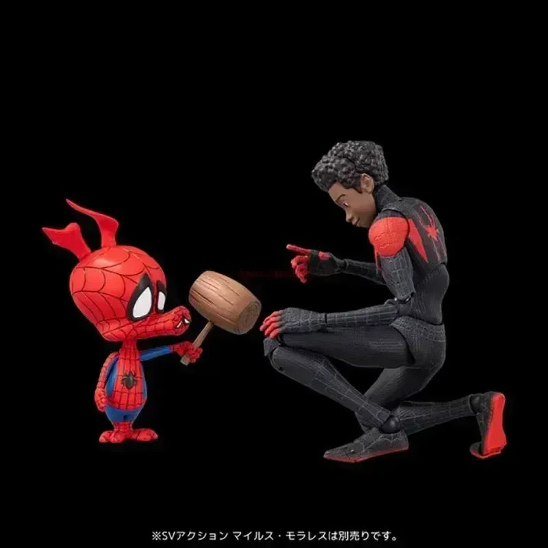 2024 Spiderman Gwen Peter Action Figure Anime Spider-verse Collection Sentinel Miles Morales Figures Christmas Toys Gifts