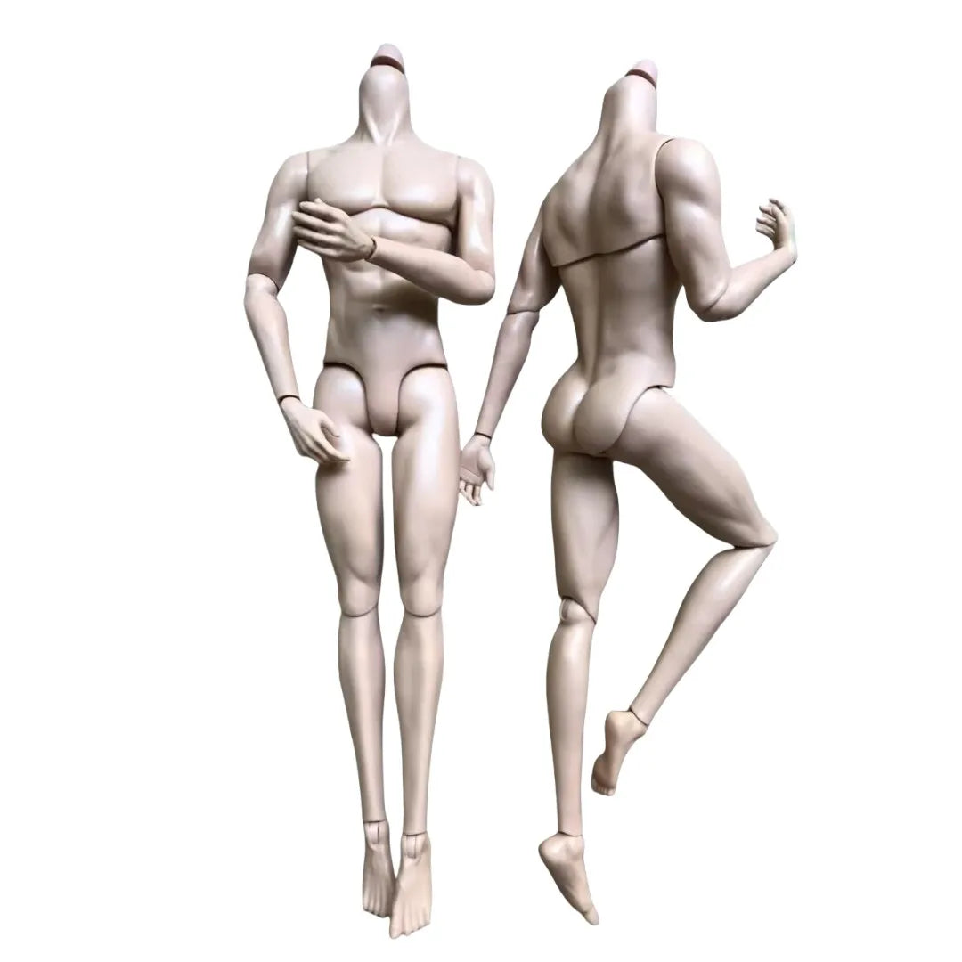 YUNYI Male Doll Body 1/6 Strong Muscle Solider Men Body Figures 14 Joints Movable Doll Figure Toys Christmas Gifts