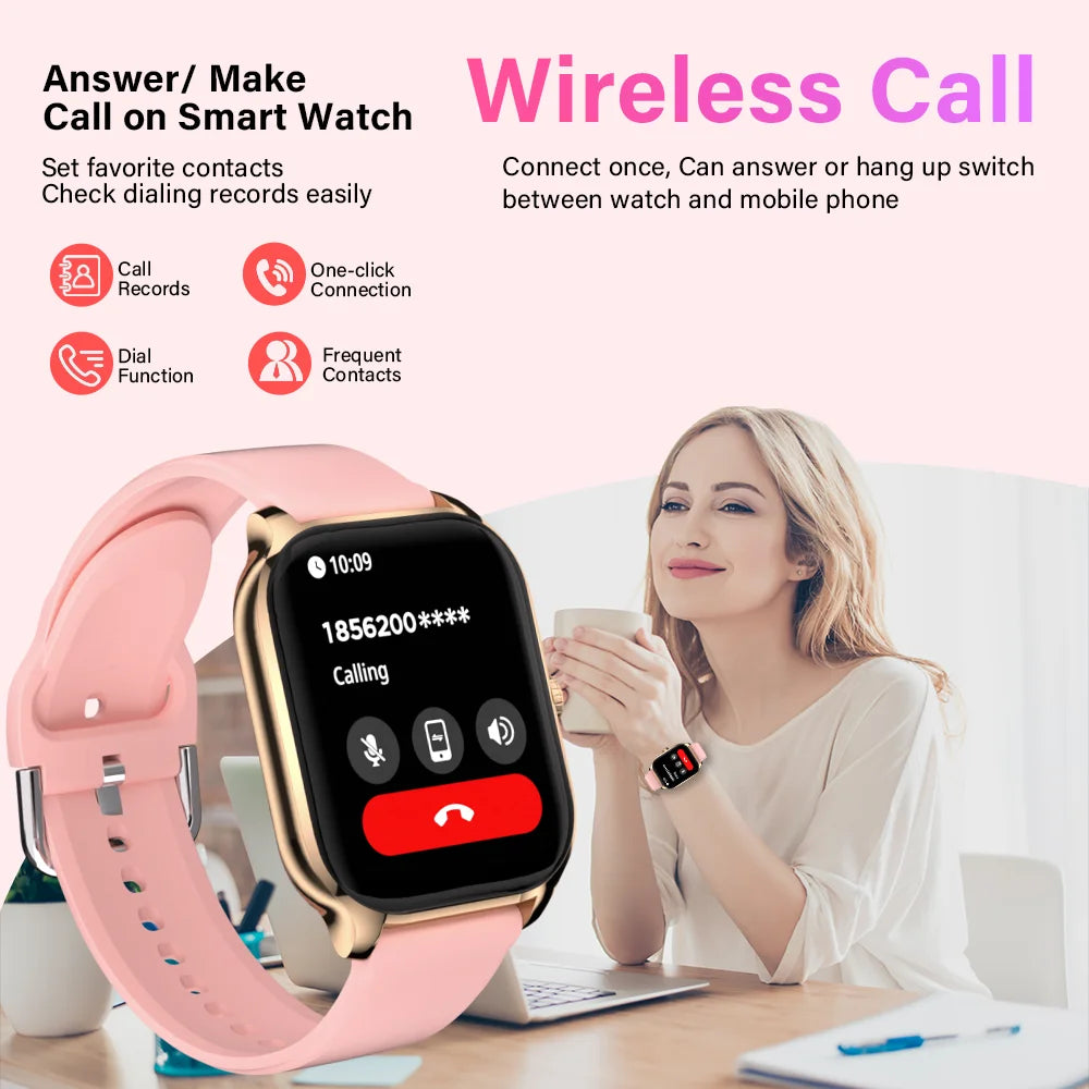 LAXASFIT 2025 New Smart Watch Bluetooth Talk 2.01 HD Touch Screen Multi Sport Function Smart Watch Men Women Christmas Day Gift