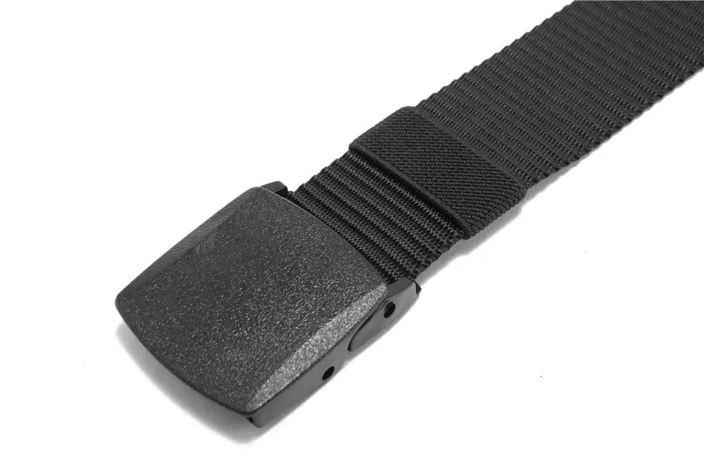 2PCS Automatic Buckle Nylon Belt Outdoor Hunting Multifunctional Tactical Canvas Belt High Quality Men Belt