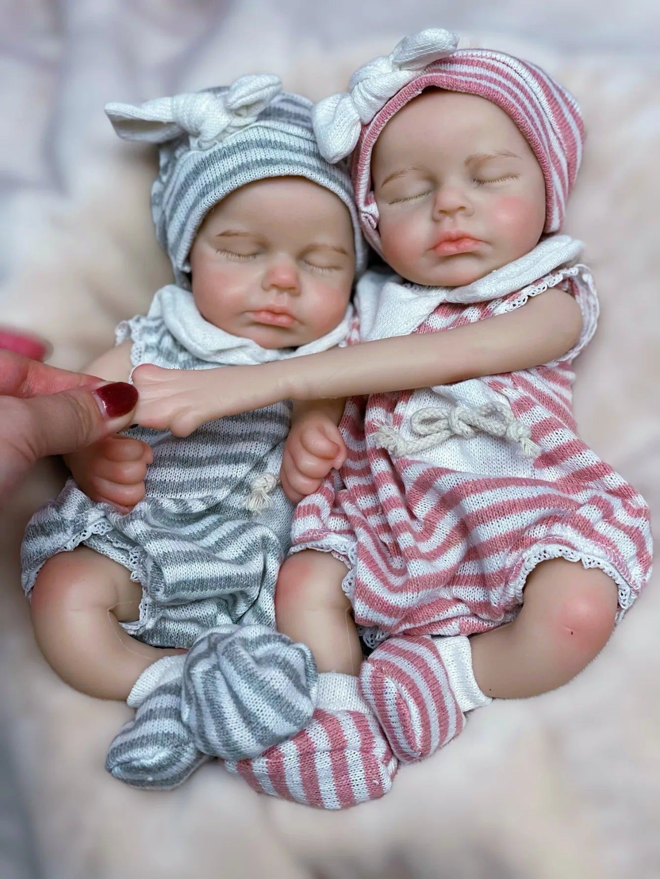 13 Inch Full Body Silicone Loulou Boy Or Girl Open Mouth Handmade Soft Touch Bebe Newborn Doll For Birthday Gifts