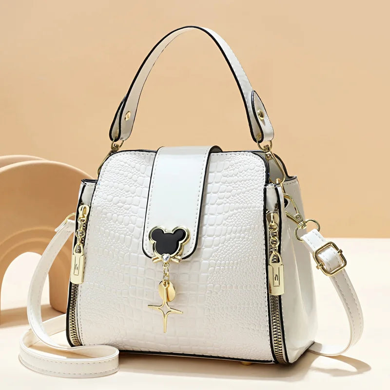 Lady Shopping Bag Casual Fashion Handbag Shoulder Messenger Bag