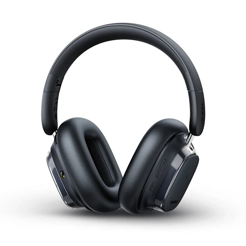 Baseus Bowie 30 Max Bluetooth Headphones 45dB Noise Cancellation Hi-res LDAC Over Ear Headset 3D Spatial Audio Wireless Earphone
