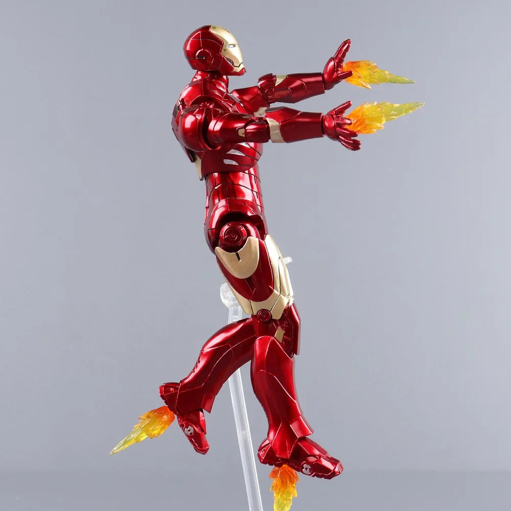 ZD Toys Iron Man Action Figure Joint Movable MK1 MK3 MK6 MK7 MK42 MK45 MK50 MK85 MK17 MK33 MK39 Adult Collection Figure Gift