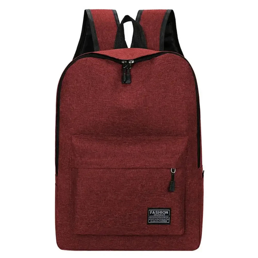 Trendy Men's Minimalist Backpack Versatile Backpack Large Capacity School Student Computer Travel Bag Washable Unisex Backpack