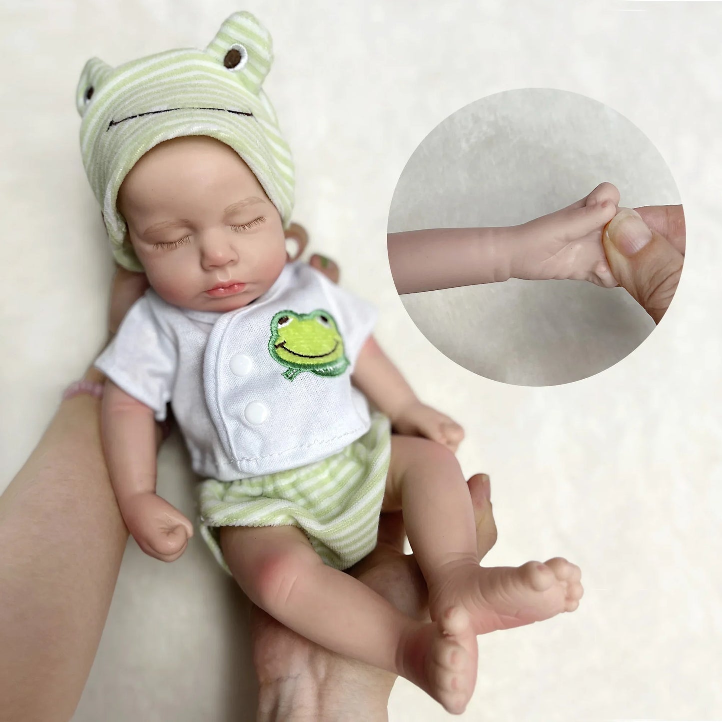 33cm Can Open Mouth Solid Silicone LouLou Bebe Reborn Girl and Boy Lifelike Reborn Dolls Muñecas Reborn Toy Corpo De Silicone