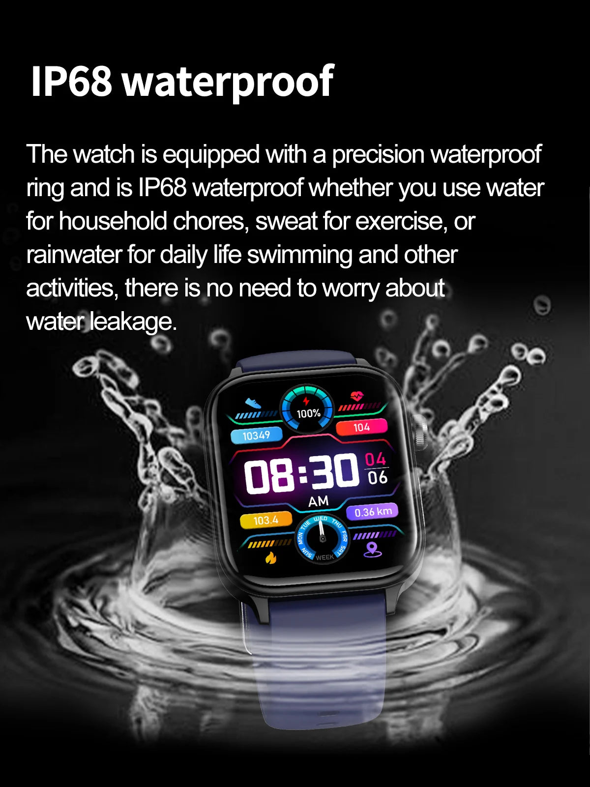 2026 New Blood lipids Uric Acid testing Smart Watch Men ECG+PPG Blood Pressure blood oxygen Bluetooth Call Health smartwatch iOS