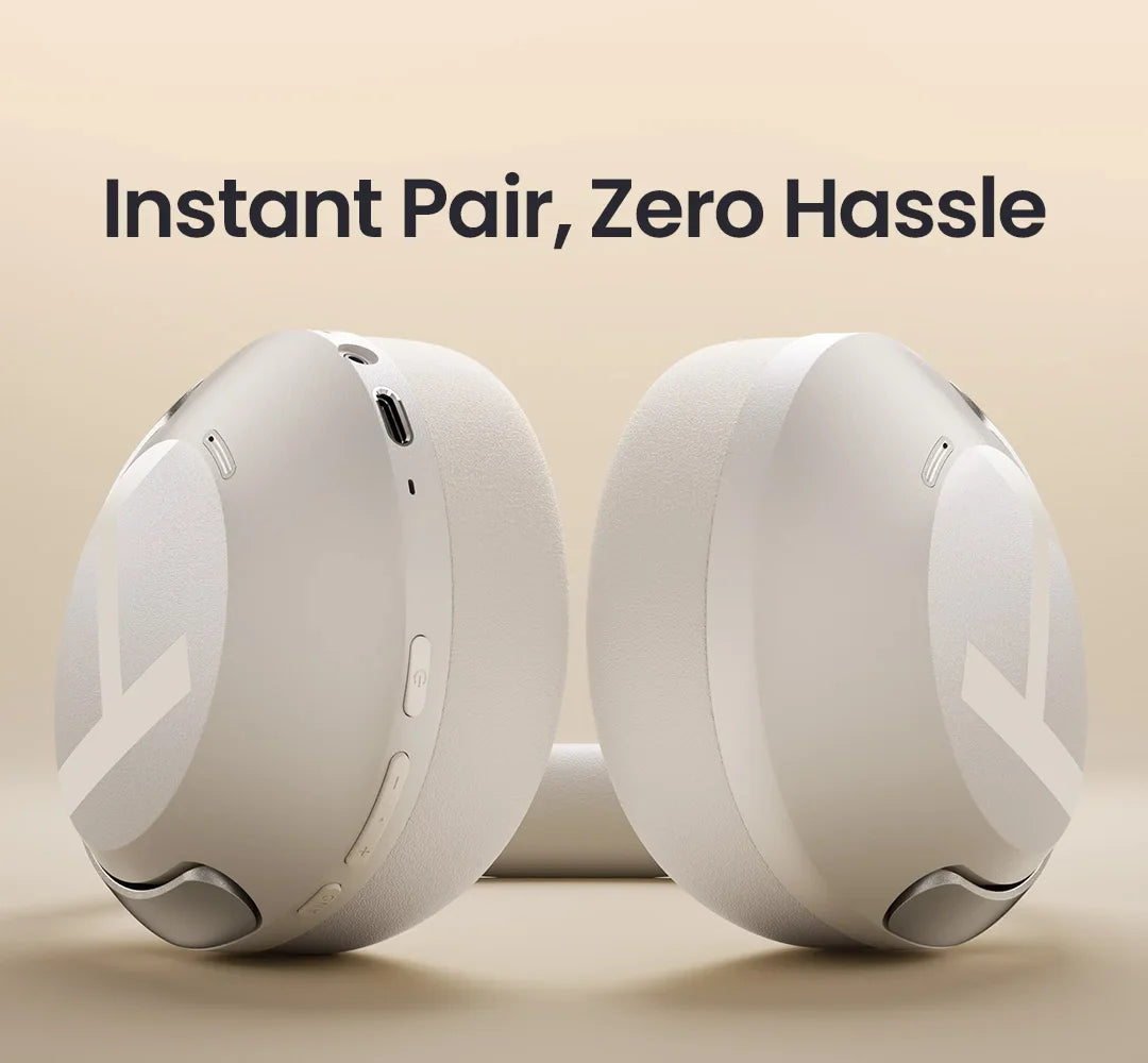 HAYLOU S40 ANC Wireless Headphone 50dB Noise Canceling Hi-Res 3D Spatial Audio Earphone with LDAC Bluetooth 6.0 Over Ear Headset