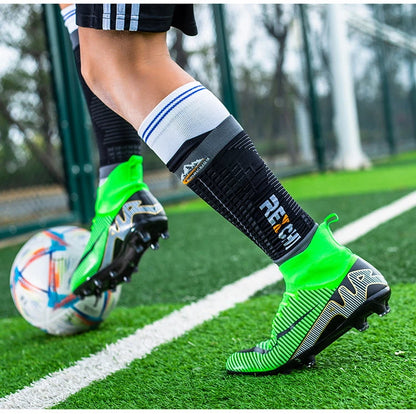 Professional Men Soccer Shoes FG/TF  Football Boots Cleats Breathable  Outdoor