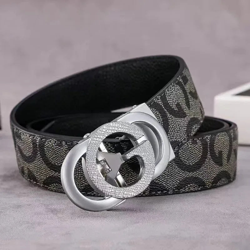 New Genuine Leather Business Fashion Luxury Brand Top Men's Belt Multifunctional Party Belt for Men with Jeans