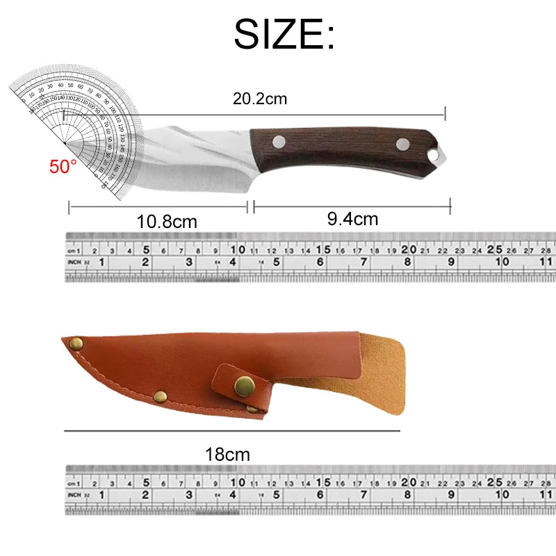Professional Chef Knives Kitchen Boning Knife Stainless Steel Hand Forged Knife Slicing