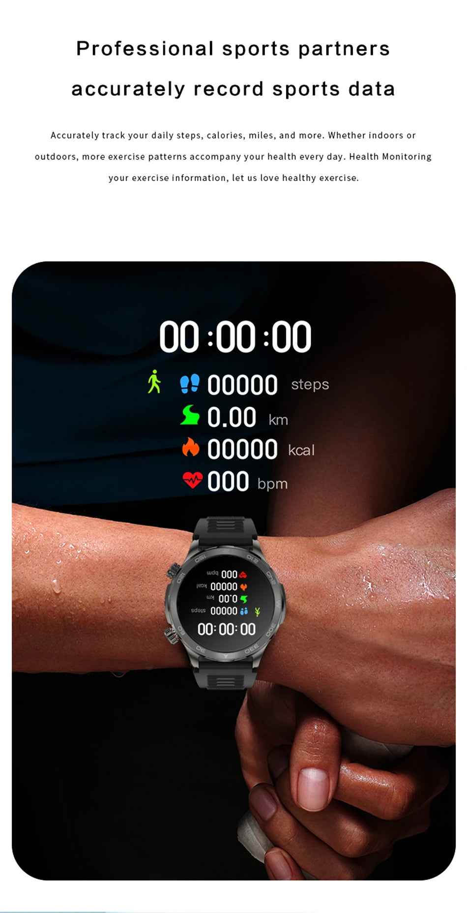 2025 New Bluetooth Call Smart Watch Men For Huawei AMOLED HD Large Screen Heart Rate NFC IP68 Waterproof GPS Sports Smart Watch