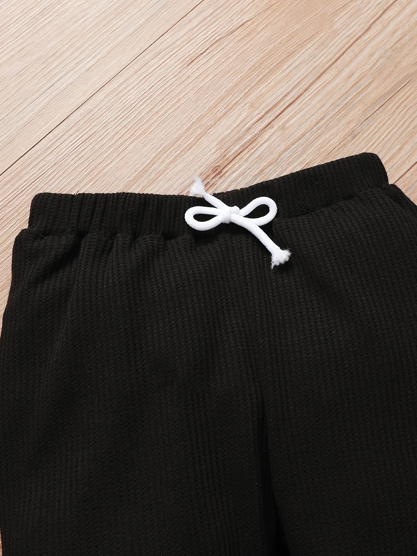 Winter Newborn Infant Baby Boy Long Sleeve Knitted    Soft  Waffle  Letter Casual Fashion Baby Clothing