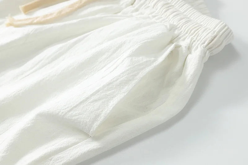 Summer shorts Women Large size 5XL 6XL 7XL 8XL 9XL 10XL 12xl cotton linen Elastic Waist girl casual short loose Stretch elastic
