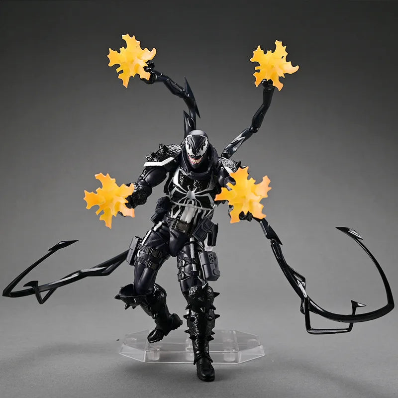 Amazing Yamaguchi Marvel Venom Agent series KO Articulated Action Figure Model Kit Desktop Ornament Collectible statue Toys Gift