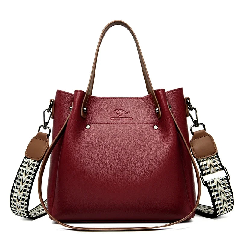 Genuine Leather Shoulder Crossbody Bags for Women Luxury Handbags