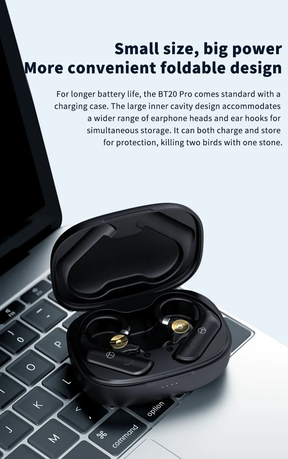 TRN BT20 PRO Wireless Bluetooth 5.3 HIFI Earphones Module Upgrade Cable Replaceable For air pods Conch 0.75 0.78 mmcx 2pinsqdc