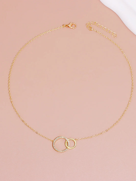 Stainless Steel Necklaces for Women Fashion Thin Chain Minimalist Dainty Double