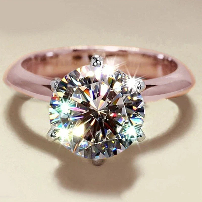 OXTAO 0.5/1/2/3 Carat  Moissanite Solitaire Rings Certified for Women 925 Silver Sparkling Lab Diamond Engagement Rings Jewelry