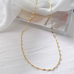 Stainless Steel Double Layer Bead Annulation Pendant Necklace For Women Stacked